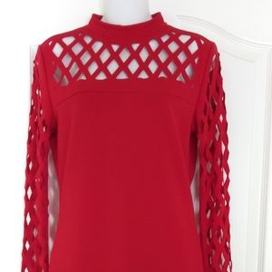 K Jordan Sexy Red Dress